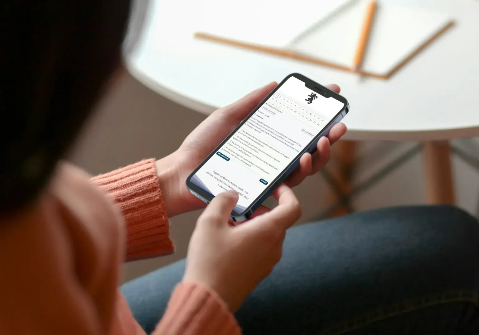 Counselor Tutor mobile study preview